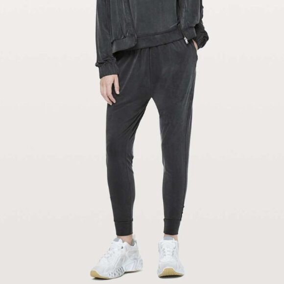 Lululemon Schema Jogger Pants *Lululemon Lab 25" Navy Blue Cupro Size 10 - Picture 1 of 12
